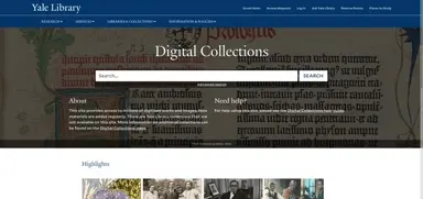 Collection numérique de la bibliothèque de Yale
