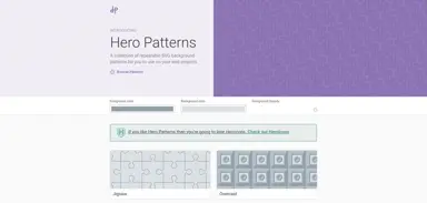 Hero patterns