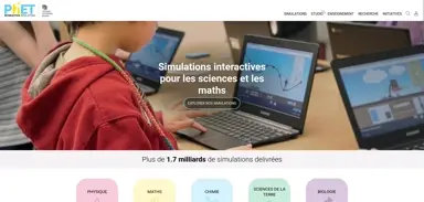 Simulations interactives pour les sciences et les maths