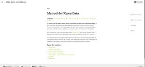 Manuel de l'Open Data