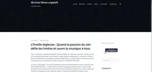 Œuvres libres copyleft