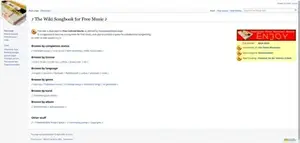 ♪ The Wiki Songbook for Free Music ♪