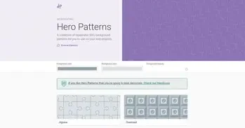 Hero patterns - Annuaire de projets libres ou ouverts